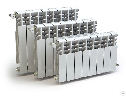 Радиатор алюминиевый THERMA Q1 500/80 12 секций 1500 Вт (1223461)